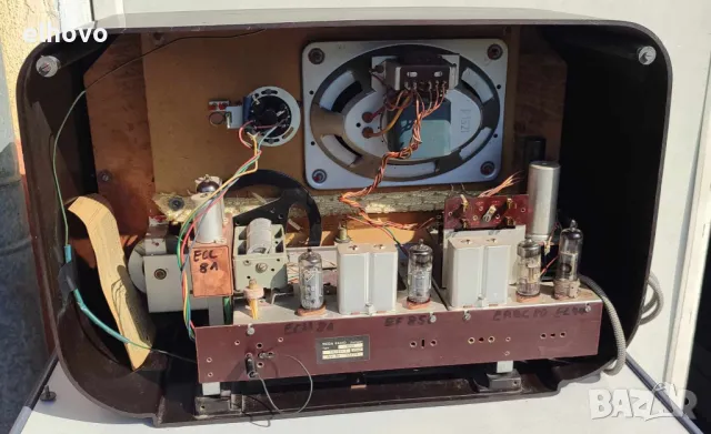 Старо лампово радио Wega Herold 54, снимка 6 - Антикварни и старинни предмети - 49807309