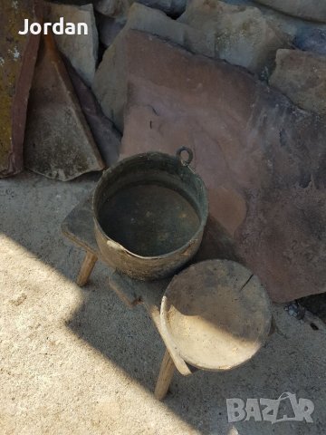 Медно старинно котле, снимка 5 - Антикварни и старинни предмети - 42013140