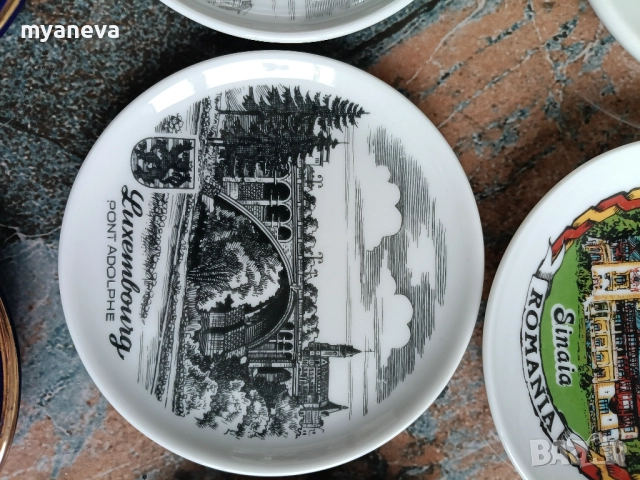 Колекция от порцеланови , декоративни,  сувенирни чинии от различни  градове и забележителности , снимка 18 - Антикварни и старинни предмети - 52869409