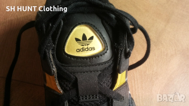 Adidas Yung-96 J Black Gray Gold Размер EUR 38 / UK 5 дамски детски маратонки 174-14-S, снимка 14 - Детски маратонки - 52652184