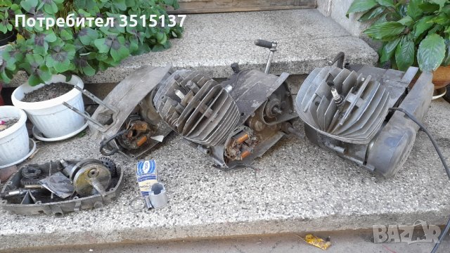 Gilera  50 Enduro  Touring Sv 50 cc 1975 3 броя двигатели ретро мотоциклет 