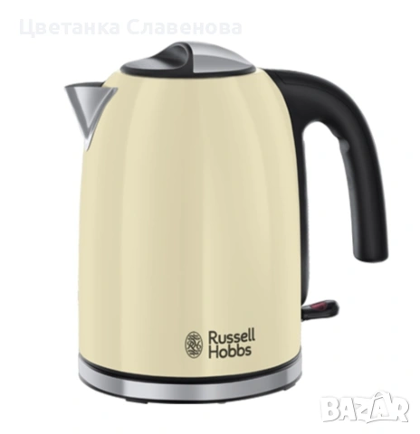 Електрическа кана Russell Hobbs 20415-70, 2400W, 1.7л, кремава, снимка 5 - Кани - 53176525