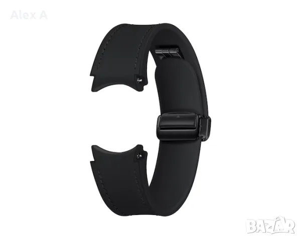 D-Buckle Hybrid Eco-Leather Каишка За Samsung Black, снимка 3 - Смарт гривни - 56033738