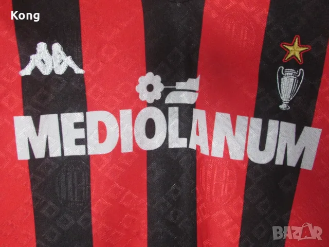винтидж дълъг ръкав AC Milan kappa фланелка Италия Милан Ajax Холандия футболна тениска Аякс Левски