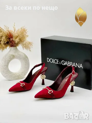 Gucci Луксозни Дамски Обувки На Ток - Различни Цветове Код SEM-548, снимка 4 - Дамски обувки на ток - 55874665
