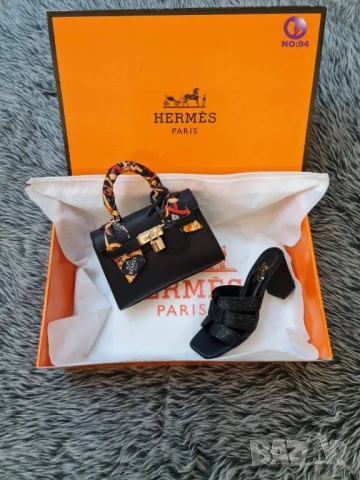 обувки на ток hermes gucci , снимка 3 - Дамски обувки на ток - 51303387