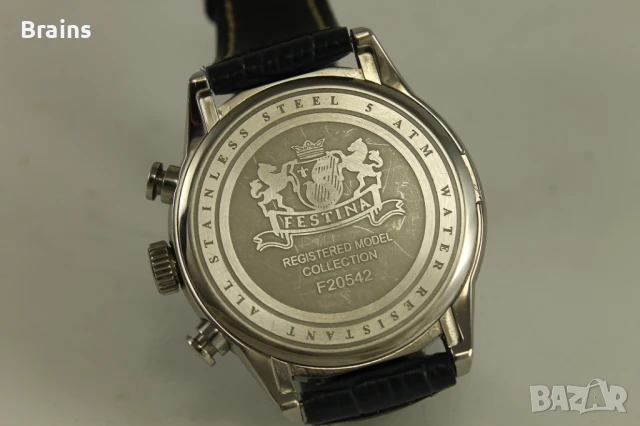 FESTINA Chrono F20542 Мъжки Стоманен Кварцов Хронограф, снимка 8 - Мъжки - 51005665