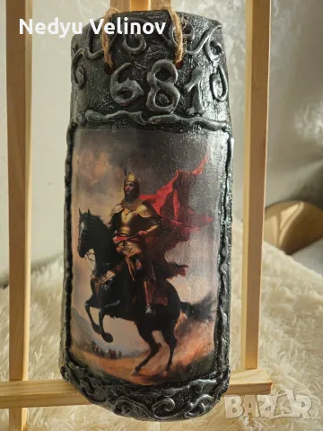 Васил Левски и Хан Аспарух , снимка 3 - Винтидж декорации за дома - 55801220