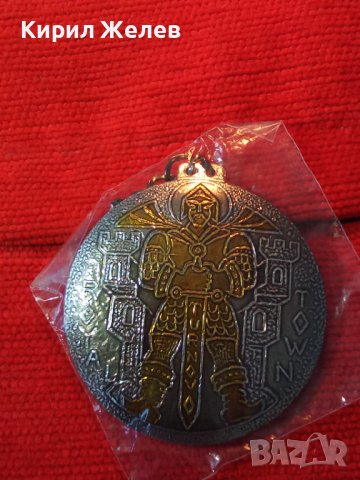 БЪЛГАРСКИ ЮНАК ВОИН РИЦАР МЕДАЛЬОН МЕТАЛЕН СУВЕНИР от ВЕЛИКО ТЪРНОВО 61771, снимка 10 - Колиета, медальони, синджири - 30636552