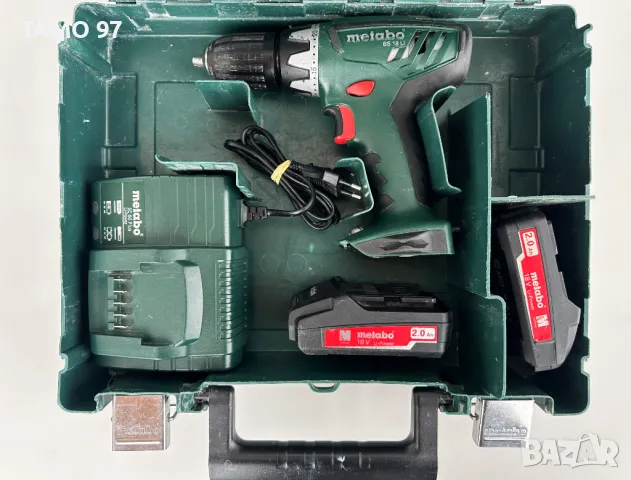 Metabo BS 18 Li - Акумулаторен винтоверт комплект!, снимка 2 - Винтоверти - 48506035