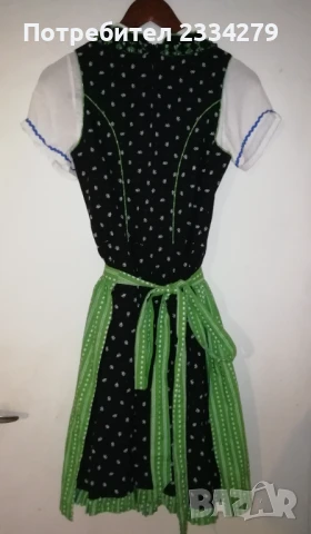 Женска Баварска носия, супер състояние. Рокля с персийски фолклорни мотиви. , снимка 3 - Антикварни и старинни предмети - 51298714