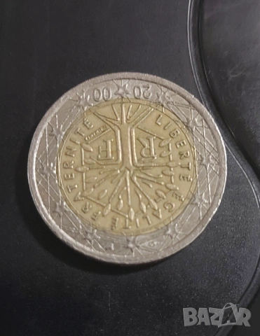 2 евро, 2000г., Франция, ”Дървото на живота” , снимка 9 - Нумизматика и бонистика - 53502359