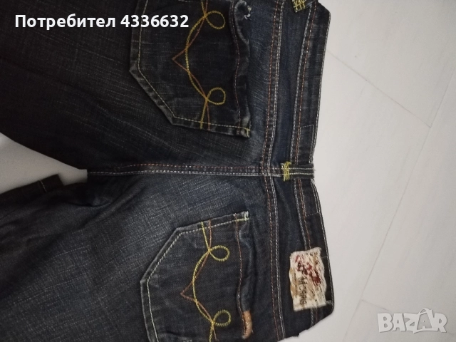 Дамски дънков пантолон!Ниска талия! Без забележки!, снимка 4 - Дънки - 51660399