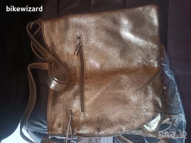 ModaModa Italy кожена дамска чанта НОВА, снимка 2 - Чанти - 51551962