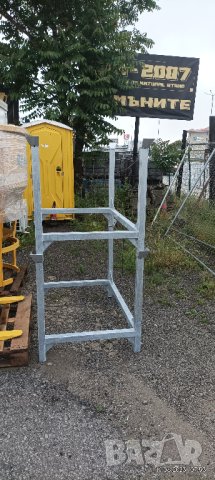 Рогатки / Кош / Метални палети  за телескопични подпори, поцинковани-нови, снимка 4 - Други машини и части - 36036396