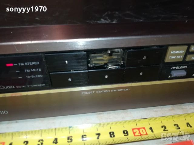 AIWA TX-110Z TUNER-MADE IN JAPAN-ВНОС SWISS 2408250725, снимка 11 - Ресийвъри, усилватели, смесителни пултове - 51469562