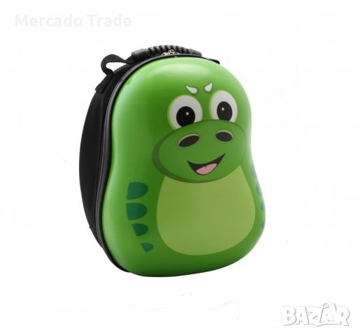 Комплект Mercado Trade, Куфар и раница, За деца, Зелен, снимка 7 - Кенгура и ранички - 40177706