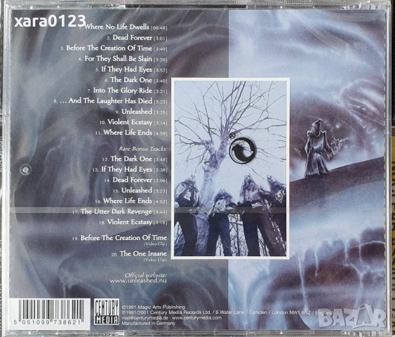Unleashed – Where No Life Dwells ][ And The Laughter Has Died... + Demo Tracks, снимка 2 - CD дискове - 44459511
