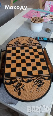 Шах - ръчно направен (дървен), снимка 2 - Други спортове - 41396898