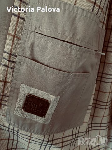 Идеален модерен тренчкот/шлифер DELMOD, снимка 14 - Палта, манта - 39742840