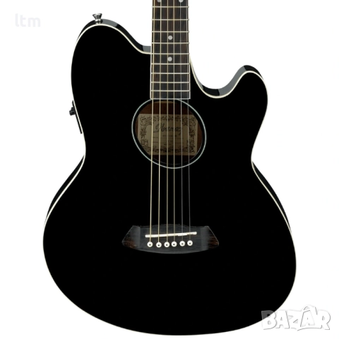 Електро Акустична китара Ибанец, Ibanez TCY10E BK, снимка 2 - Китари - 52366522