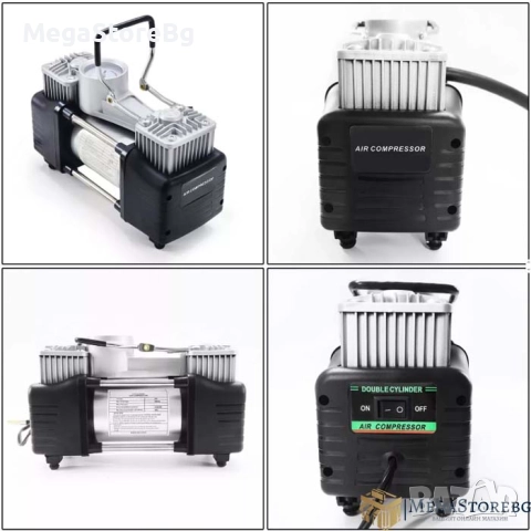 Двуцилиндров Компресор с инструменти и куфар PA1132, снимка 4 - Аксесоари и консумативи - 52060336