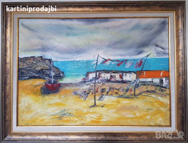 Маслена картина " Пясък и вятър ", снимка 3 - Картини - 44261318