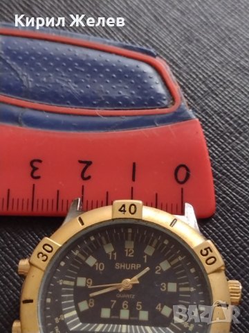 SHURP QUARTZ WATER RESISTANT 30m. МОДЕРЕН ДИЗАЙН МЪЖКИ ЧАСОВНИК ПЕРФЕКТЕН МНОГО КРАСИВ СТИЛЕН 33244, снимка 8 - Мъжки - 38713343