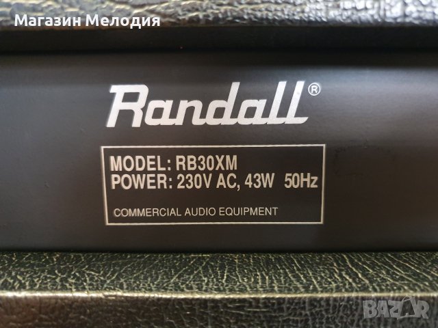 Китарно кубе Randall RB30XM В отлично техническо и визуално състояние., снимка 10 - Тонколони - 41518193