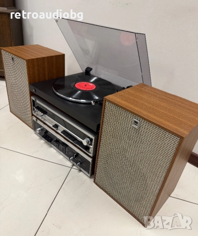 🔊Винтидж аудио сет DUAL усилвател + тунер + грамофон + тонколони Sharp🔊, снимка 2 - Аудиосистеми - 51855010