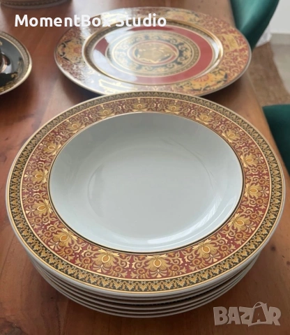 Rosenthal Versace порцелан сервиз 6 човека нов, снимка 3 - Сервизи - 53648071