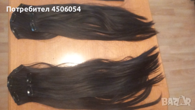 Естествена коса 55см., снимка 2 - Аксесоари за коса - 52735493