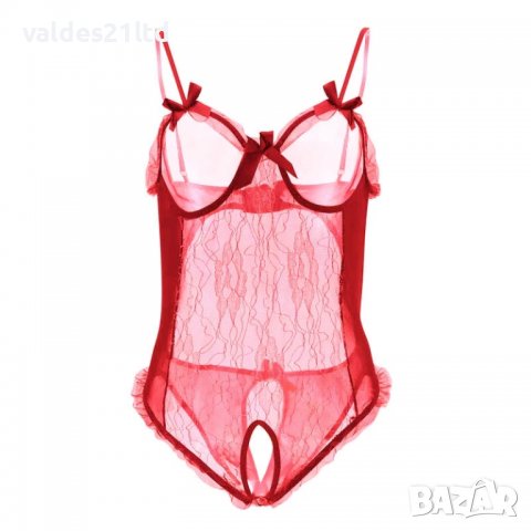 Еротично секси боди с отворен бюст и дъно, снимка 7 - Бельо - 34225389