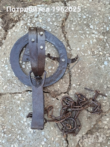 Соц Стар Ръчно Кован Капан Клюса За Животни., снимка 4 - Антикварни и старинни предмети - 51741646