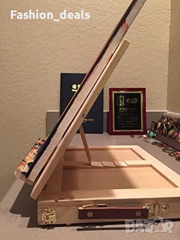 Нов Многофункционален Преносим Дървен Молберт Стойка за Скициране Рисуване , снимка 6 - Други - 42697357