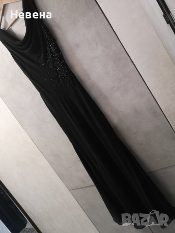 Черна Рокля официална за Висока дама, размер Л, снимка 8 - Рокли - 41961672
