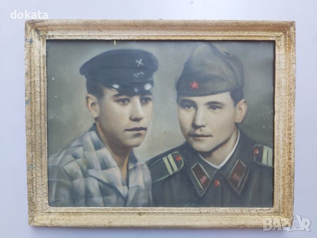 Стара снимка портрет в рамка, снимка 1