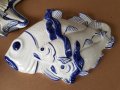 КРАСИВИ Керамични порцелан 3 морски декораций за стена, снимка 9