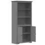 vidaXL Етажерка за книги BODO сива 82x40x173 см бор масив, снимка 4