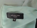 Дамска блуза /топ Selected Femme, 100% коприна, светло ментово зелен, снимка 7
