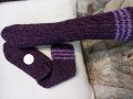 Ръчно плетени чорапи размер 39, снимка 1