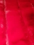 Червен елек с косъм, снимка 7