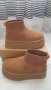 Нови дамски кожени високи боти UGG CLASSIC MINI DIPPER Shestnut р-р 39, снимка 1
