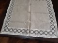 Бродирано каре , тишлайфер , покривка ЛЕНЕНА ПАНАМА, снимка 2