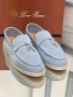 обувки от естествен велур loro piana , снимка 4