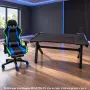 Комплект геймърско бюро с LED осветление и аксесоари и геймърски стол с RGB LED осветление и дистанц, снимка 4