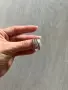 НОВИ! Сребърни обеци халки 925 с камъче, снимка 4