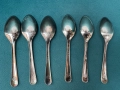 🥄 Винтидж посребрени лъжички от Sheffield – английска класика с история(между 1930–1960 г.), снимка 2