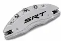 Метални капаци за спирачни апарати SRT – Dodge / Jeep – 4 броя, Сребристи, снимка 2