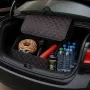 Кожен органайзер за багажник, с червен шев - Три размера, снимка 6